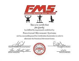 Functional Movement Systems certification