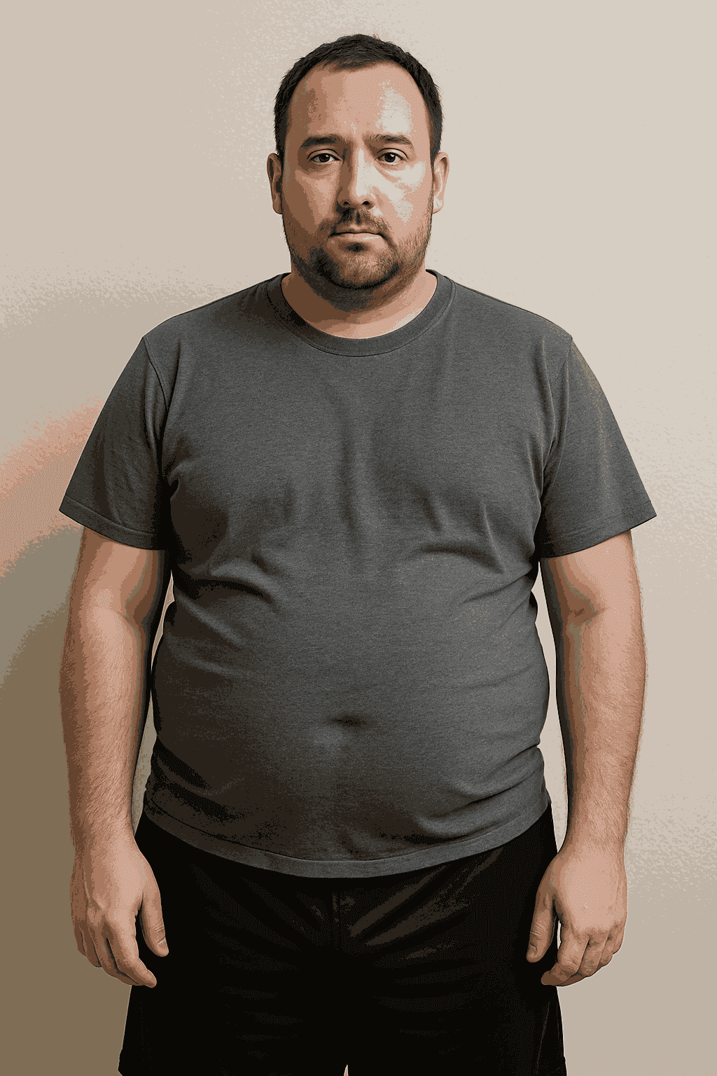 Mike Chen before transformation